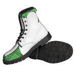 Green Shamrock Tartan Print Backpack