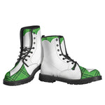 Green Shamrock Tartan Print Backpack