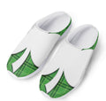 Green Shamrock Tartan Print Mesh Casual Shoes
