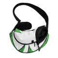 Green Shamrock Tartan Print Pet Sling Carrier