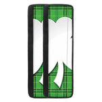 Green Shamrock Tartan Print Refrigerator Handle Covers