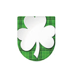 Green Shamrock Tartan Print Toilet Lid Cover