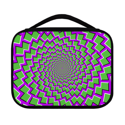 Green Shapes Moving Optical Illusion Classic Bible Case