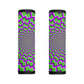 Green Shapes Moving Optical Illusion Handle Covers