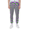 Green Shapes Moving Optical Illusion Scuba Joggers