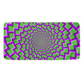 Green Shapes Moving Optical Illusion Towel