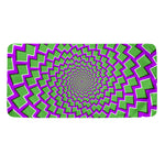 Green Shapes Moving Optical Illusion Towel