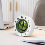 Green Snake Eye Print Alarm Clock