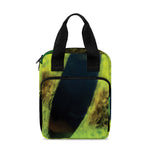 Green Snake Eye Print Bible Tote Bag