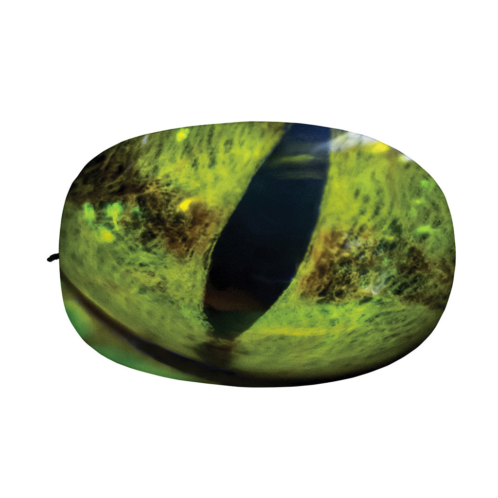 Green Snake Eye Print Car Side Mirror Covers