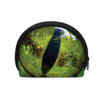 Green Snake Eye Print Coin Purse