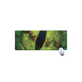 Green Snake Eye Print Extended Mouse Pad
