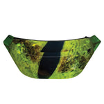 Green Snake Eye Print Fanny Pack