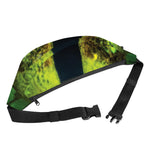 Green Snake Eye Print Fanny Pack
