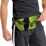 Green Snake Eye Print Fanny Pack