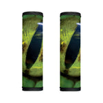 Green Snake Eye Print Handle Covers
