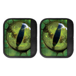 Green Snake Eye Print Handle Covers