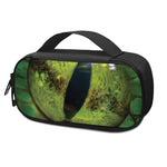 Green Snake Eye Print Insulin Cooler Travel Case