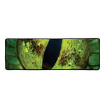 Green Snake Eye Print Long Kitchen Mat