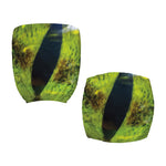 Green Snake Eye Print Office Chair Cover