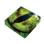 Green Snake Eye Print Outdoor Seat Cushion Cover