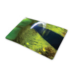 Green Snake Eye Print Pet Cooling Mat Cover