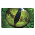 Green Snake Eye Print Polyester Doormat