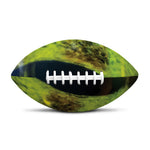 Green Snake Eye Print Rugby Ball