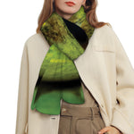 Green Snake Eye Print Scarf