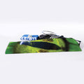 Green Snake Eye Print Sports Towel