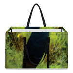 Green Snake Eye Print Utility Tote Bag
