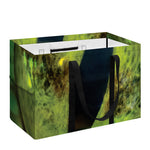 Green Snake Eye Print Utility Tote Bag