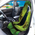 Green Snake Eye Print Waterproof Car Seat Cover
