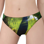 Green Snake Eye Print Women's Panties