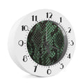 Green Snakeskin Print Alarm Clock