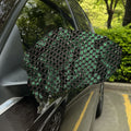 Green Snakeskin Print Car Side Mirror Covers