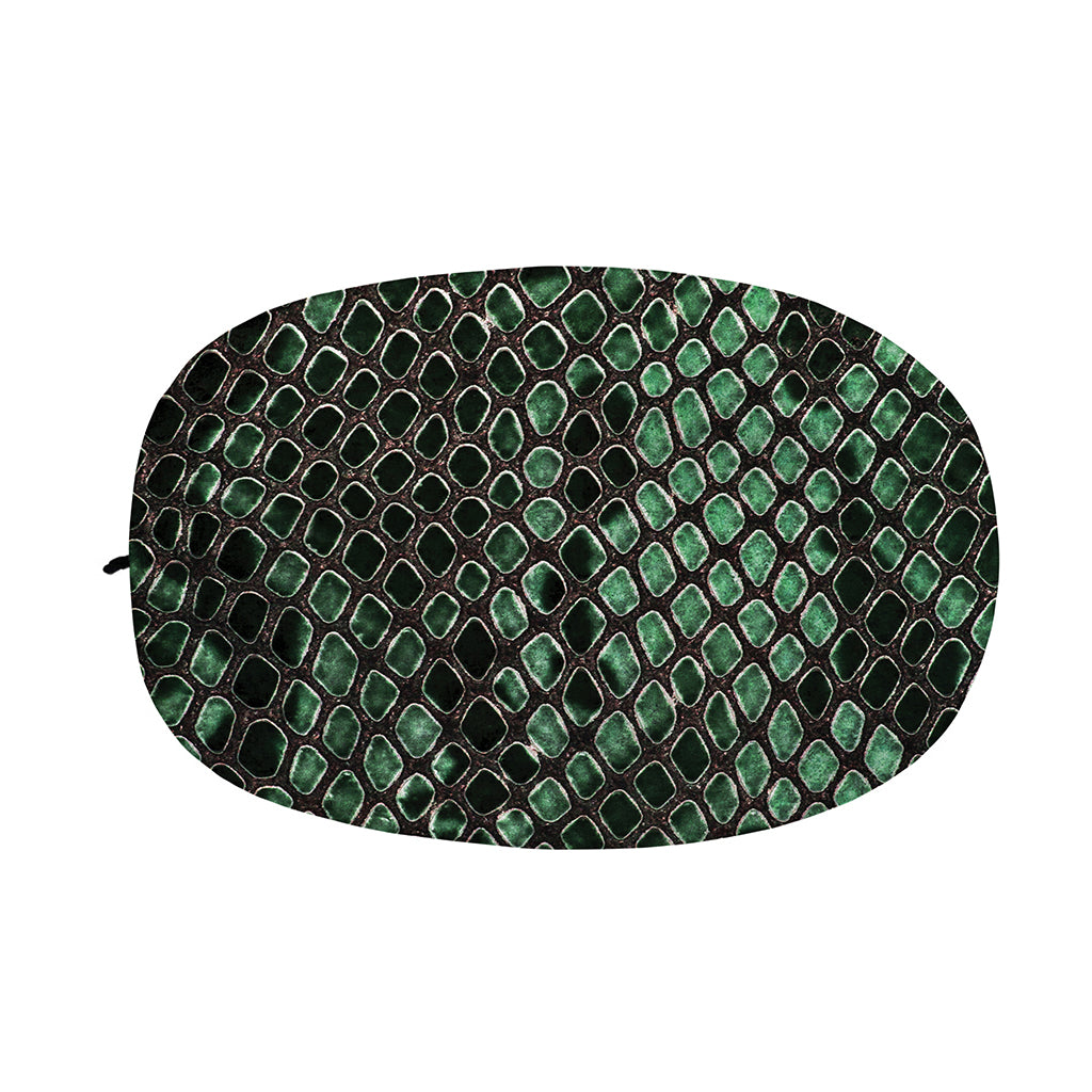 Green Snakeskin Print Car Side Mirror Covers