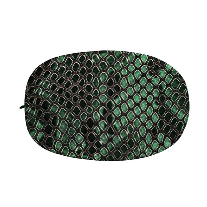 Green Snakeskin Print Car Side Mirror Covers