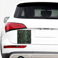 Green Snakeskin Print Car Sticker