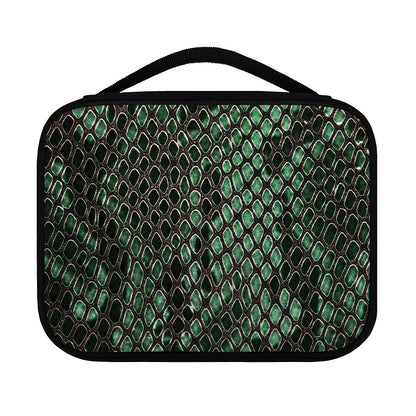Green Snakeskin Print Classic Bible Case