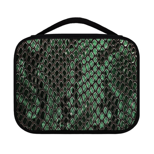 Green Snakeskin Print Classic Bible Case