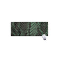 Green Snakeskin Print Extended Mouse Pad