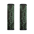 Green Snakeskin Print Handle Covers