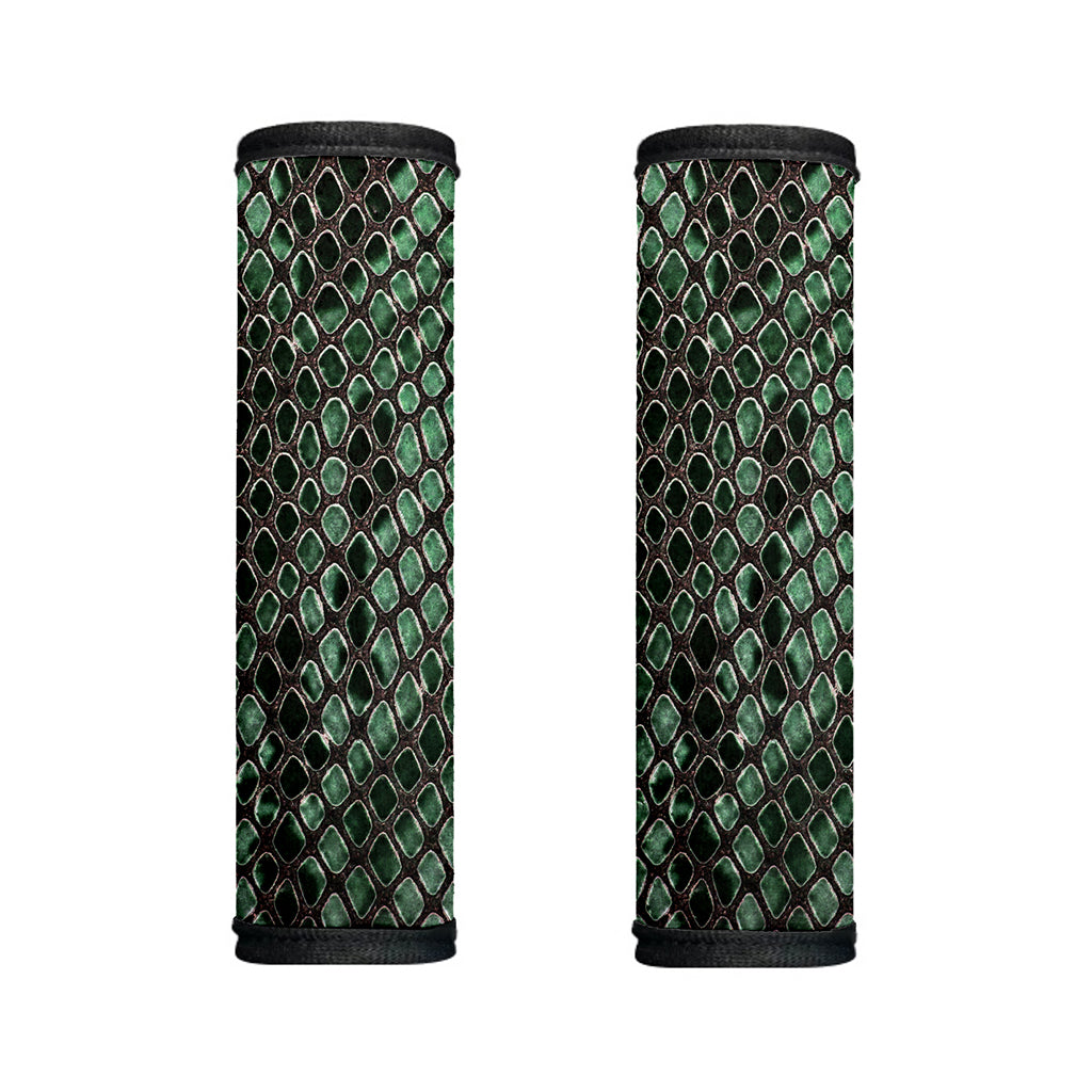 Green Snakeskin Print Handle Covers