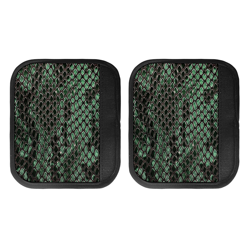 Green Snakeskin Print Handle Covers