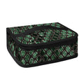 Green Snakeskin Print Small Lunch Bag
