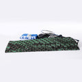 Green Snakeskin Print Sports Towel