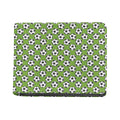 Green Soccer Ball Pattern Print Bifold Wallet