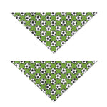 Green Soccer Ball Pattern Print Dog Bandana