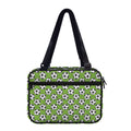 Green Soccer Ball Pattern Print Double Strap Bible Bag